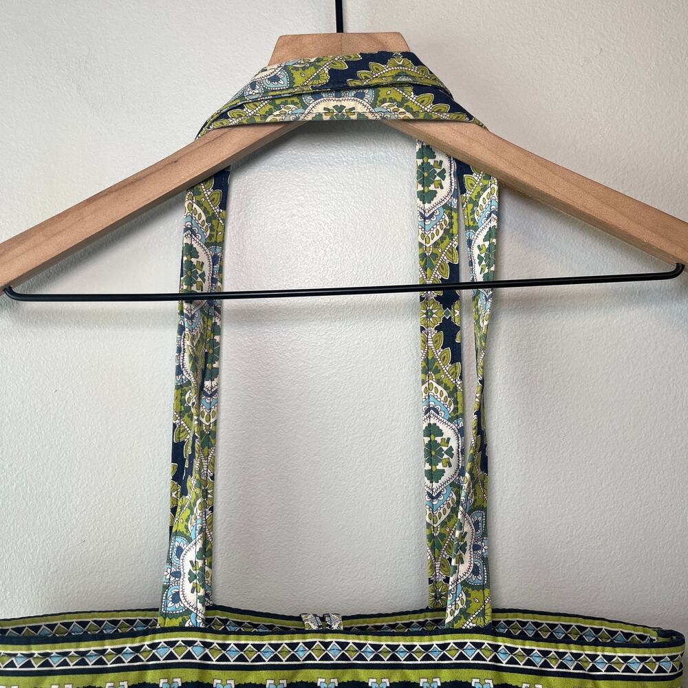 Vera Bradley Green and Blue Patterned Tote - Picture 8 of 8